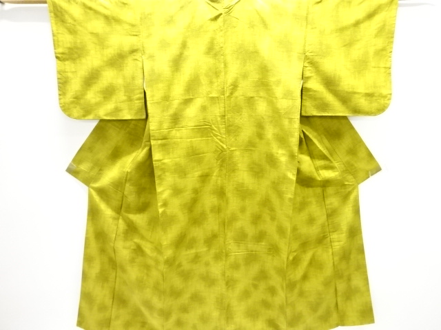 JAPANESE KIMONO / ANTIQUE KIMONO / SILK / TSUMUGI / WOVEN BOKASHI PATTERN