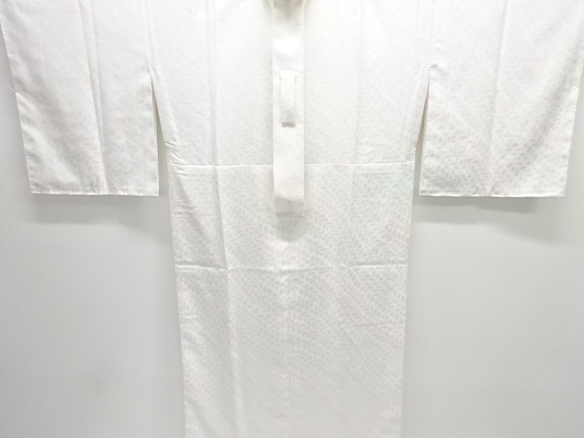 未使用品　よろけ縞模様単衣長襦袢