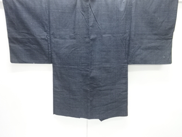JAPANESE KIMONO / ANTIQUE MENS HAORI / COTTON / KURUME SHOSEI KASURI