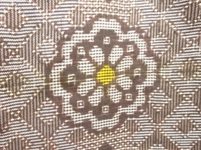 JAPANESE KIMONO / ANTIQUE KIMONO / SILK / DORO OSHIMA TSUMUGI