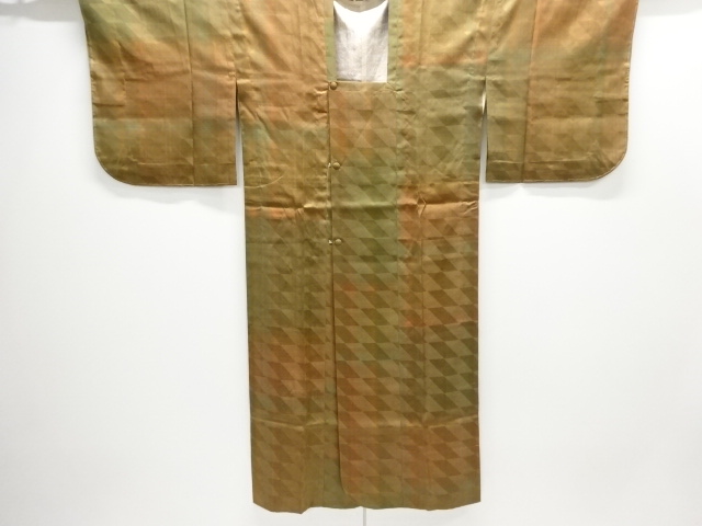 JAPANESE RAIN COAT / UNUSED / WOVEN RHOMBUS