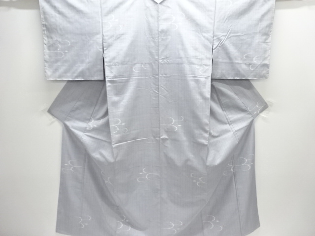 JAPANESE KIMONO / UNUSED / TSUMUGI / WOVEN TSUBAME KASURI PATTERN