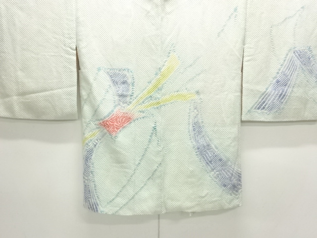 アンティーク　きぬたや　藤娘　本総絞り束ね熨斗模様絵羽織