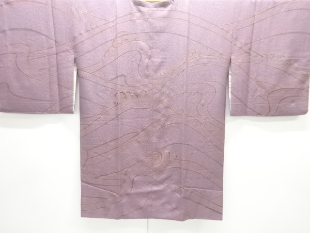 JAPANESE MICHIYUKI COAT / EMBROIDERY / ROUGH WAVE