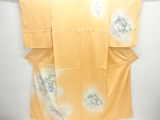 JAPANESE KIMONO / HOMONGI FLORAL PATTERN
