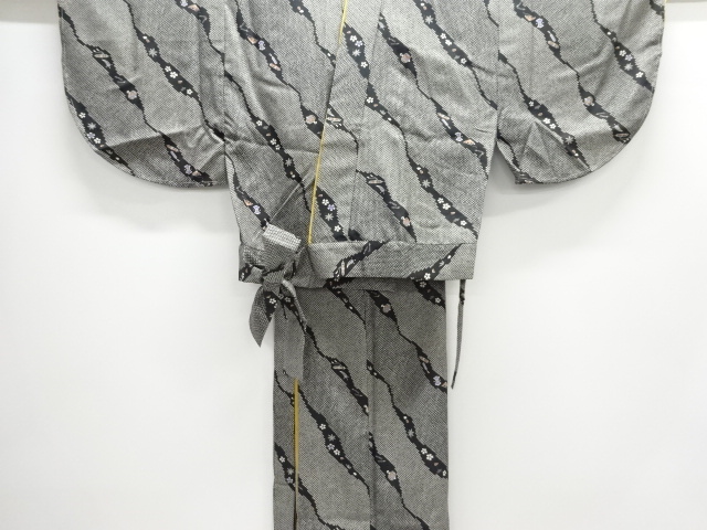 JAPANESE KIMONO / UNUSED KASUMI / HIKITA / TAKARAZUKUSHI PATTERNS TWO-