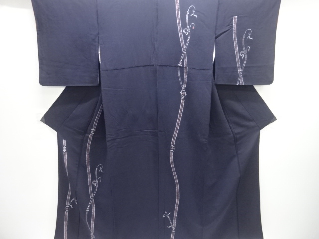 JAPANESE KIMONO / ANTIQUE TAISHO ROMANTICISM ABSTRACT PATTERN KIMONO /