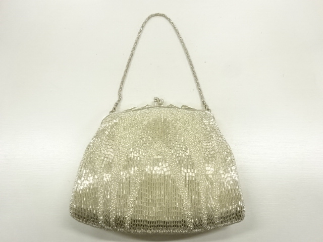 JAPANESE KIMONO / ANTIQUE BEADED BAG