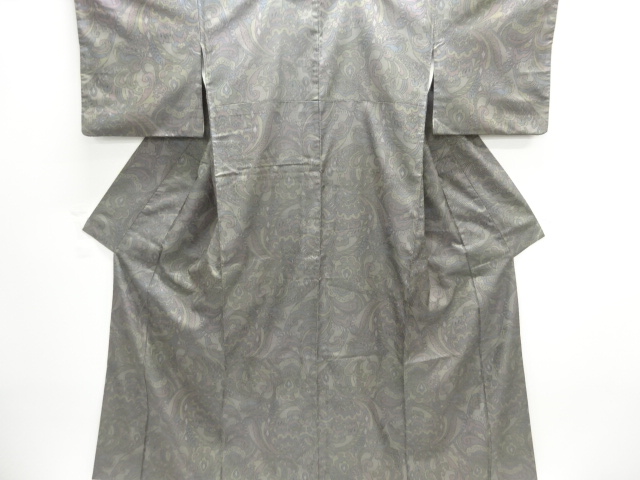 JAPANESE KIMONO / OMESHI / NISHIJIN-ORI / WOVEN CHINESE FLOWER