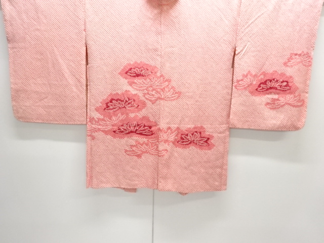 JAPANESE HAORI / ALL SHIBORI / ABSTRACT FLOWER