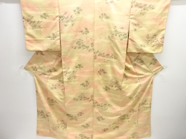 JAPANESE KIMONO / KOMON / BOKASHI / FLOWER 