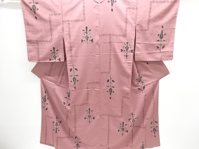 JAPANESE KIMONO / ANTIQUE TAISHO ROMANTIC STYLE KIMONO FOR SUMMER PATT