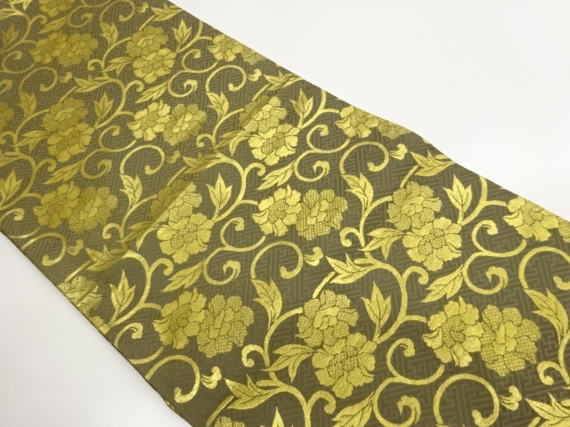 JAPANESE KIMONO / FLORAL ARABESQUE / “KIMONO FOR SUMMER” AYA-PATTERN W