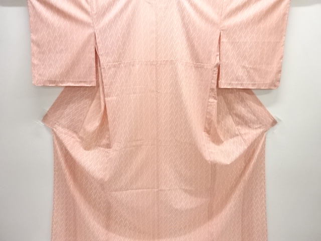 JAPANESE KIMONO / KOMON FOR SUMMER / ABSTRACT MESH PATTERN