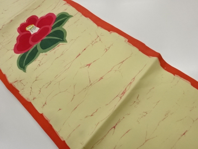 JAPANESE NAGOYA OBI / SHIOZE / CAMELLIA / ARTIST WORK