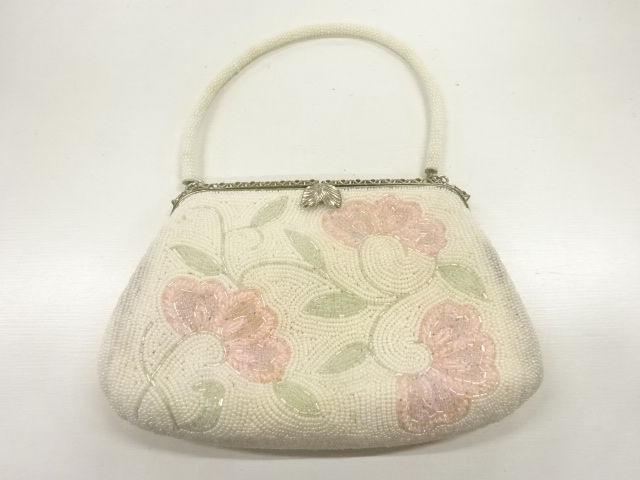 JAPANESE KIMONO / ANTIQUE BAG / BEADS