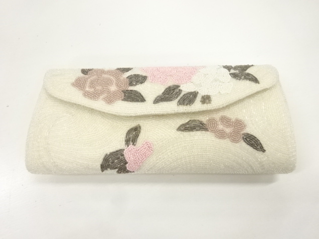 JAPANESE KIMONO / ANTIQUE BAG / BEADS