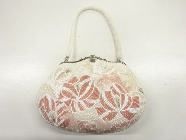 JAPANESE KIMONO / ANTIQUE BAG / BEADS