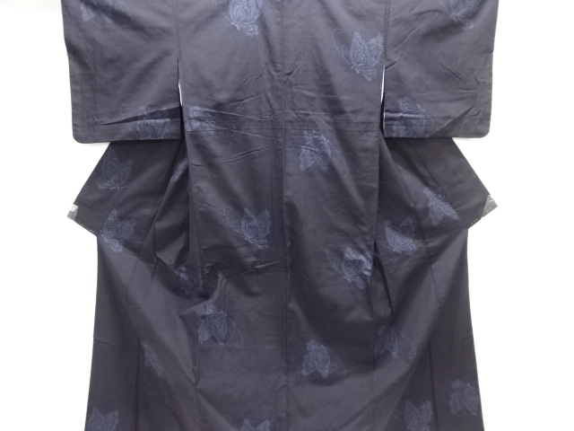 JAPANESE KIMONO / YUKI TSUMUGI / ISHIGE / WOVEN BUTTERFLY 