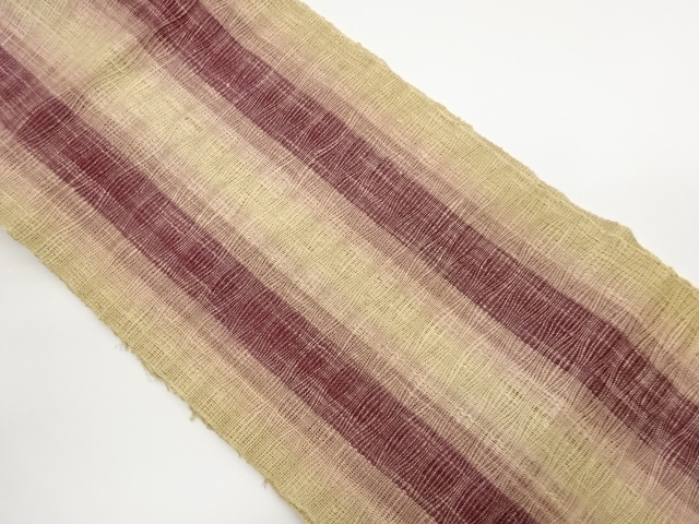 JAPANESE NAGOYA OBI FOR SUMMER / WOVEN STRIPE