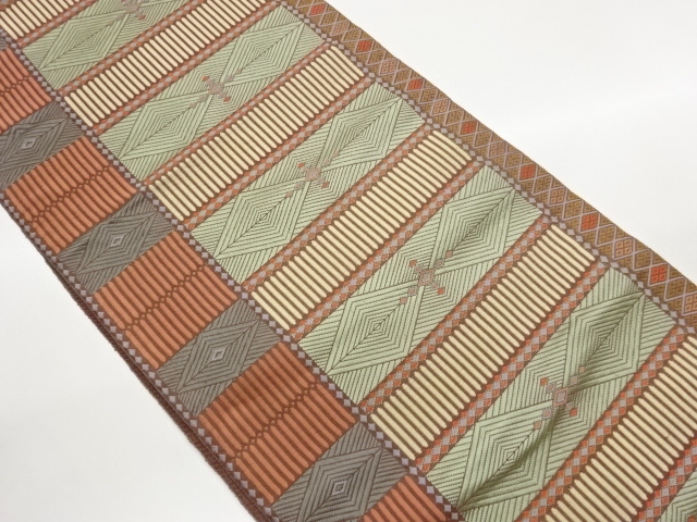 JAPANESE NAGOYA OBI / WOVEN RHOMBUS
