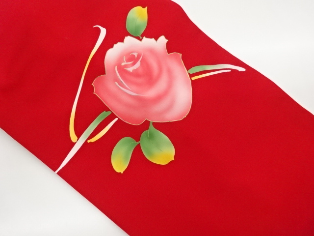 JAPANESE NAGOYA OBI / KINSAI / ROSE