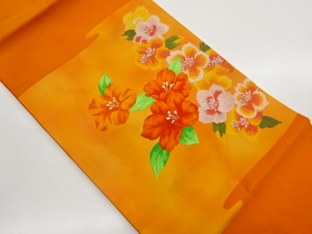 JAPANESE NAGOYA OBI / WOVEN FLOWER