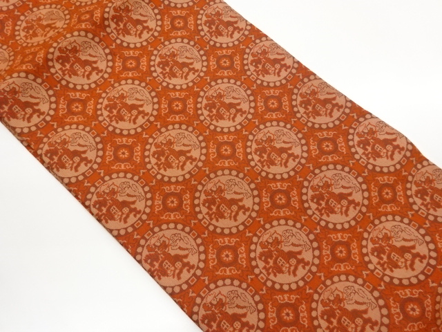 JAPANESE NAGOYA OBI / WOVEN TRADITIONAL PATTERN