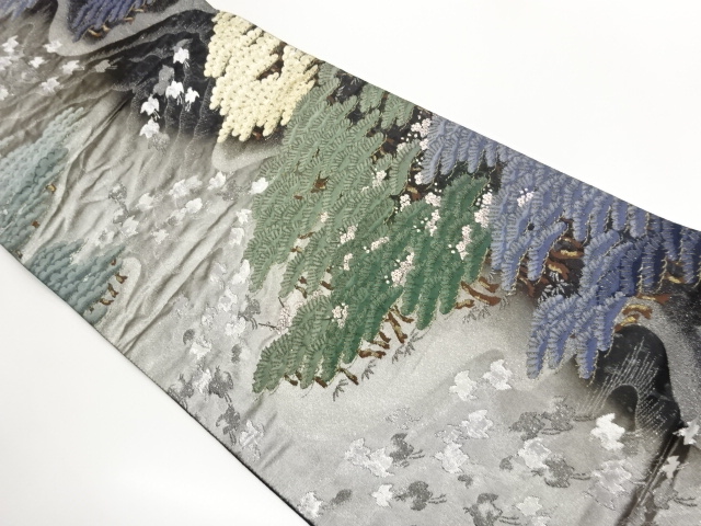 JAPANESE FUKURO OBI / WOVEN SHOCHIKUBAI