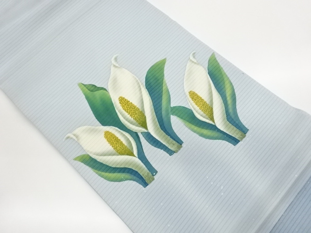 JAPANESE NAGOYA OBI FOR SUMMER / SHIOZE / IRIS / ARTIST WORK