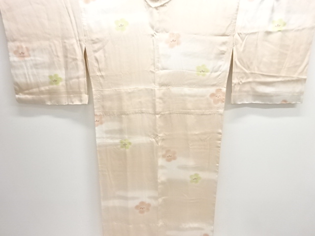 梅模様単衣長襦袢