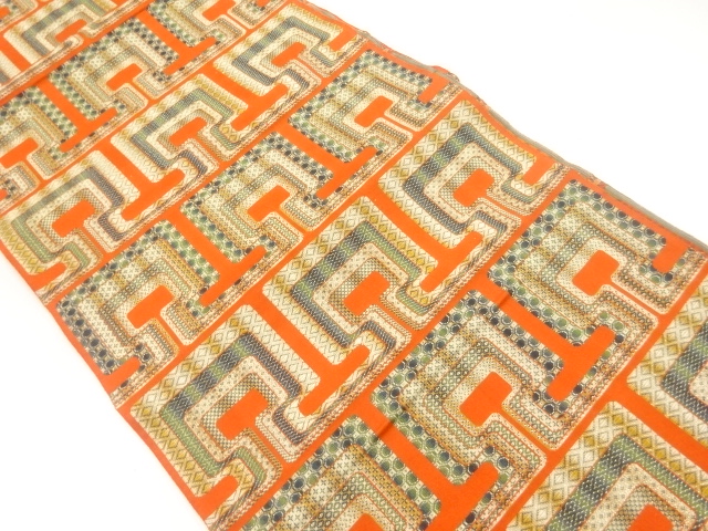 JAPANESE NAGOYA OBI / WOVEN ABSTRACT