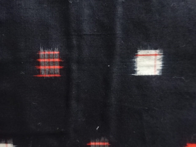 JAPANESE KIMONO / ANTIQUE KIMONO / MEISEN / SILK / WOVEN SQUARES