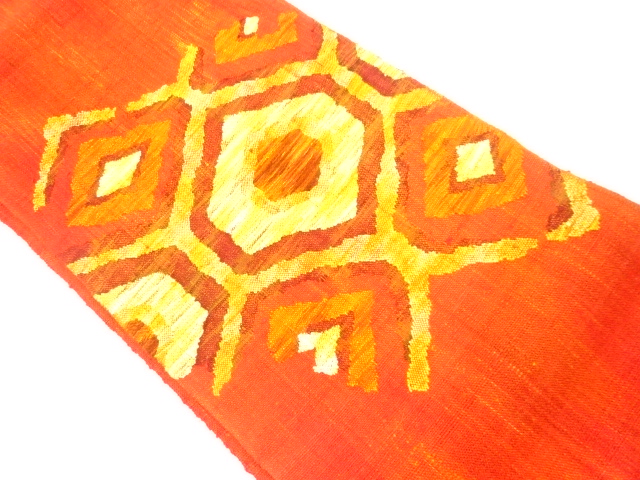 JAPANESE KIMONO / NAGOYA OBI / MAWATA TSUMUGI / WOVEN KIKKO 
