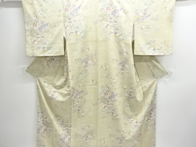 JAPANESE KIMONO / KOMON / FLOWER & PLANT 