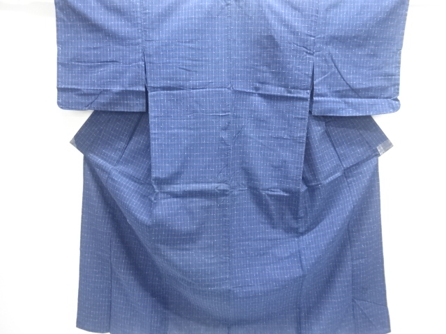 JAPANESE KIMONO / ANTIQUE KIMONO / AWASHIJIRA / WOVEN GRID