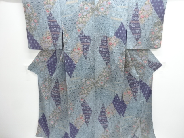 JAPANESE KIMONO / KOMON / FLOWER & PLANT 