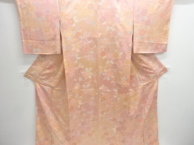 JAPANESE KIMONO / UNUSED KOMON / FLOWER 