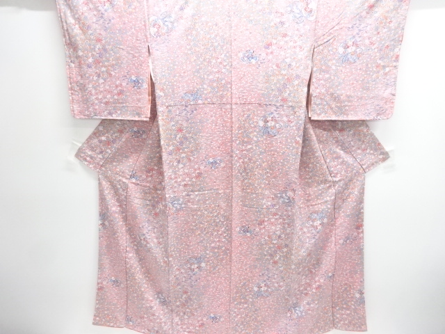 JAPANESE KIMONO / KOMON / DRUM & FLOWER