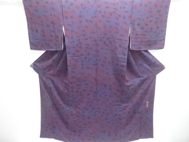 JAPANESE KIMONO / UNUSED KOMON / PLANT DYED KATAZOME / CHIRIMEN / ARTIST WORK 