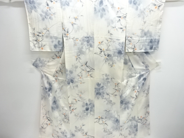 JAPANESE KIMONO / UNUSED KOMON / FLOWER BRANCH 