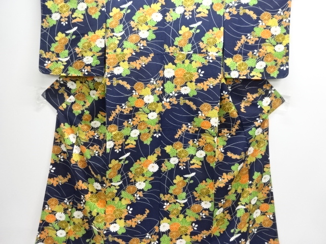 JAPANESE KIMONO / UNUSED KOMON / KIKU