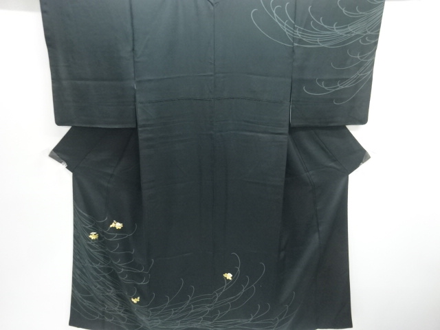菊模様刺繍訪問着