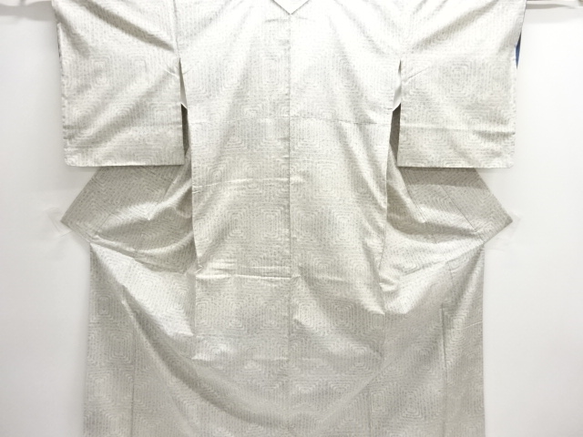 JAPANESE KIMONO / UNUSED TSUMUGI / WOVEN SQUARES