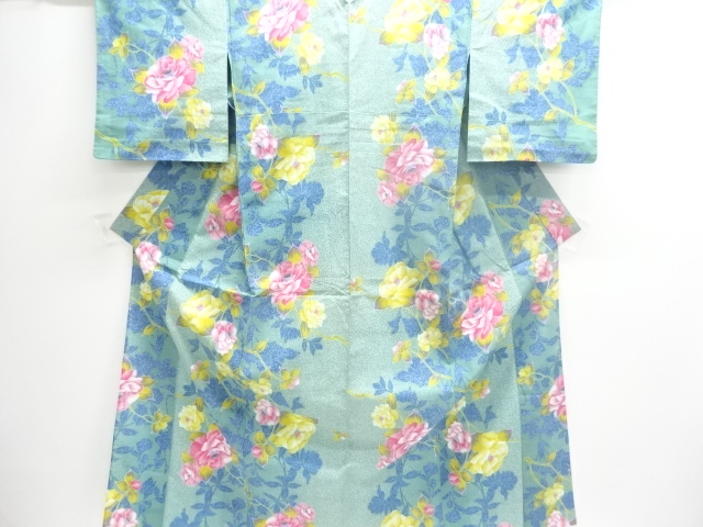 枝花模様浴衣