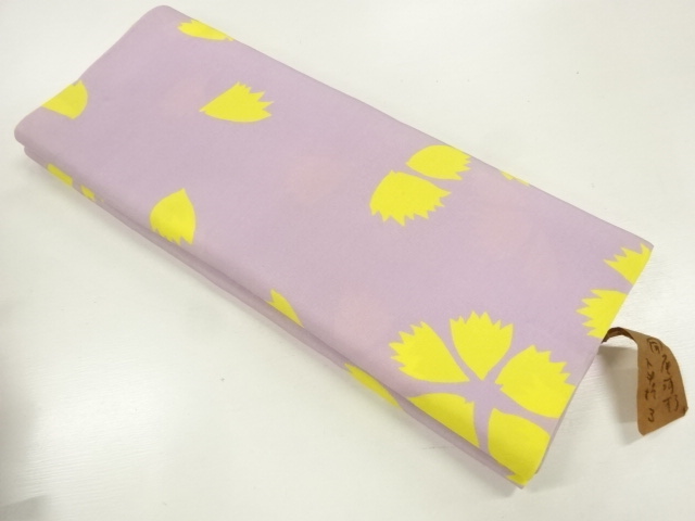 アンティーク　撫子模様着物洗い張り