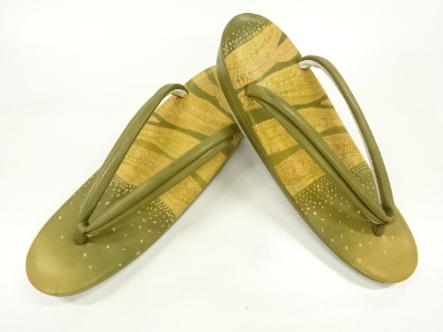 抽象模様草履（23センチ）