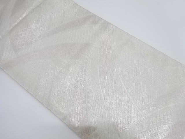 リサイクル　佐賀錦古典柄織り出し全通袋帯