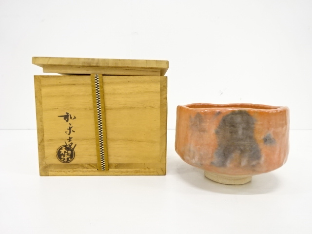 道具 ] - 道具 楽焼 川崎和楽造 赤楽茶碗宗 sou::お茶道具・着物のお店
