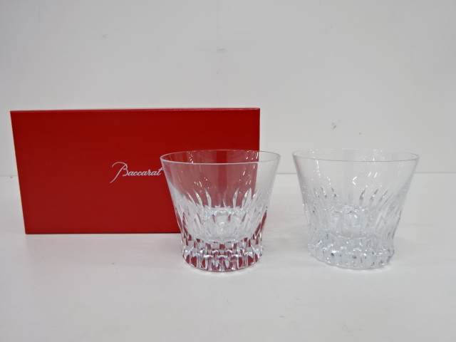Baccarat　バカラ　クリスタル　エキノックス　タンブラー　ロック　グラス　ペア【536】 1002 Baccarat バカラ カプリ クリスタル ロックグラス&frasl;エキノックス